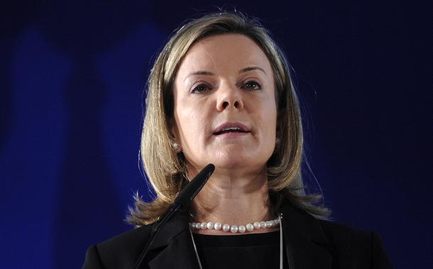 Presidente nacional do PT, Gleisi Hoffmann