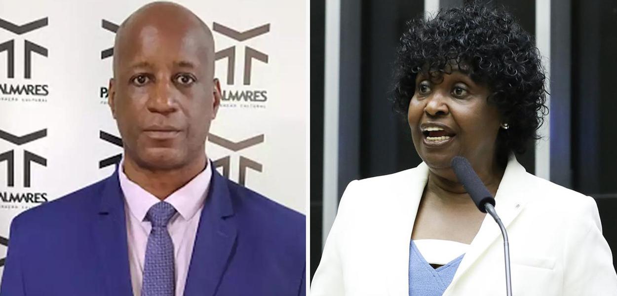 Sérgio Camargo e Benedita da Silva