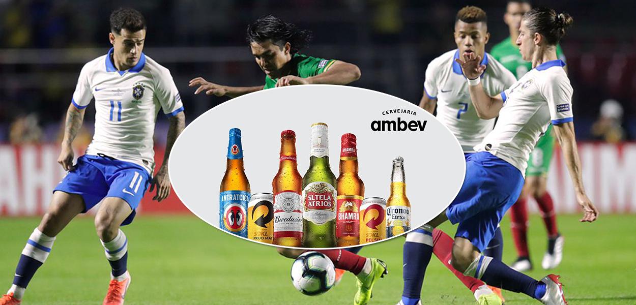 Ambev desiste de veicular publicidade na Copa América no Brasil