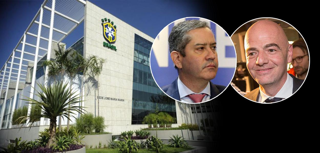 CBF, Caboclo e Infantino (Fifa)