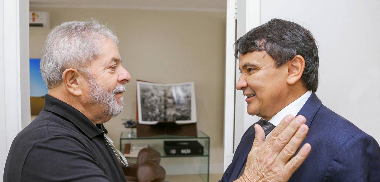 Ex-presidente Lula e o governador do Piauí, Wellington Dias