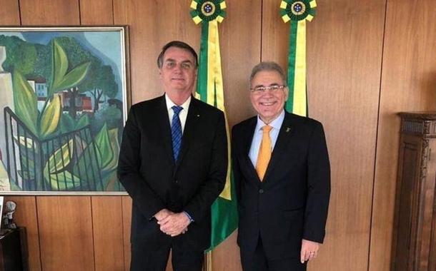 Jair Bolsonaro e Marcelo Queiroga