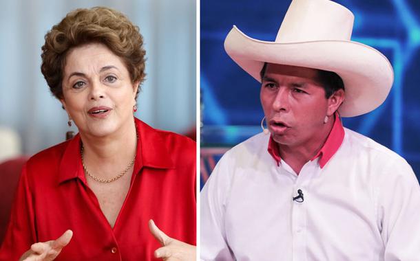 Dilma Rousseff e Pedro Castillo