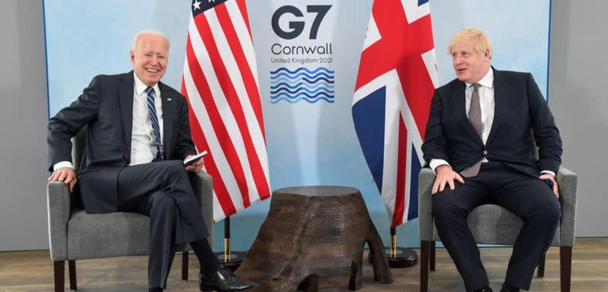 Joe Biden e Boris Johnson