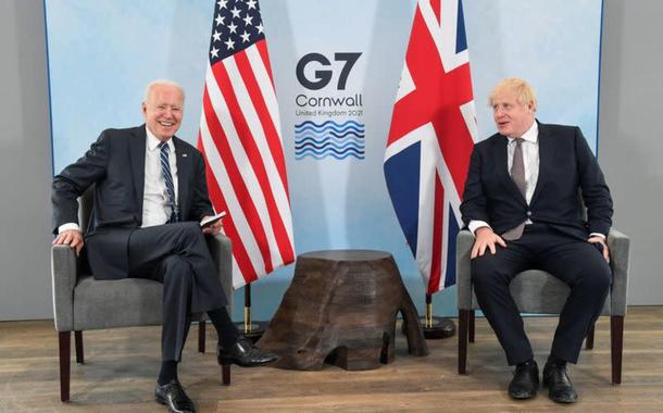 Joe Biden e Boris Johnson