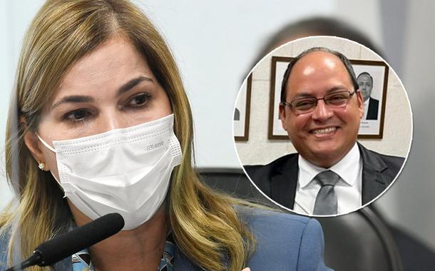 Secretária de Gestão do Trabalho e da Educação do Ministério da Saúde Mayra Pinheiro e o ex-assessor especial da pasta Zoser Hardman