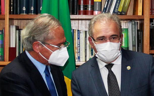 Paulo Guedes e Marcelo Queiroga
