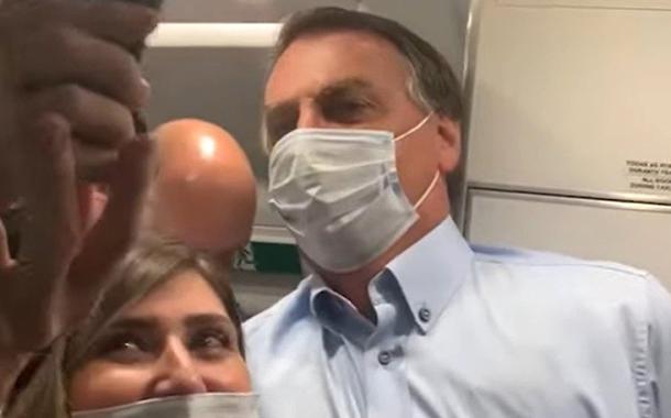 Bolsonaro em voo de Vitória, ES