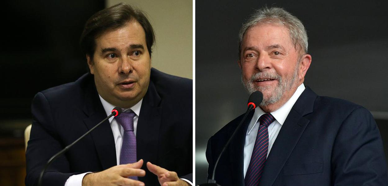 Rodrigo Maia e Lula