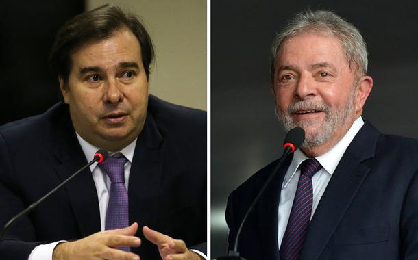 Rodrigo Maia e Lula