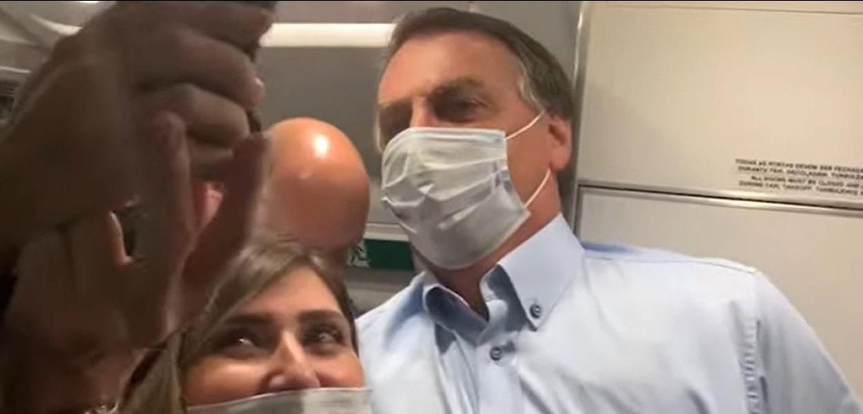 Bolsonaro em voo de Vitória, ES