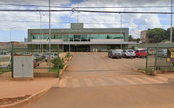 Fachada da 38ª DP (Vicente Pires) no Distrito Federal