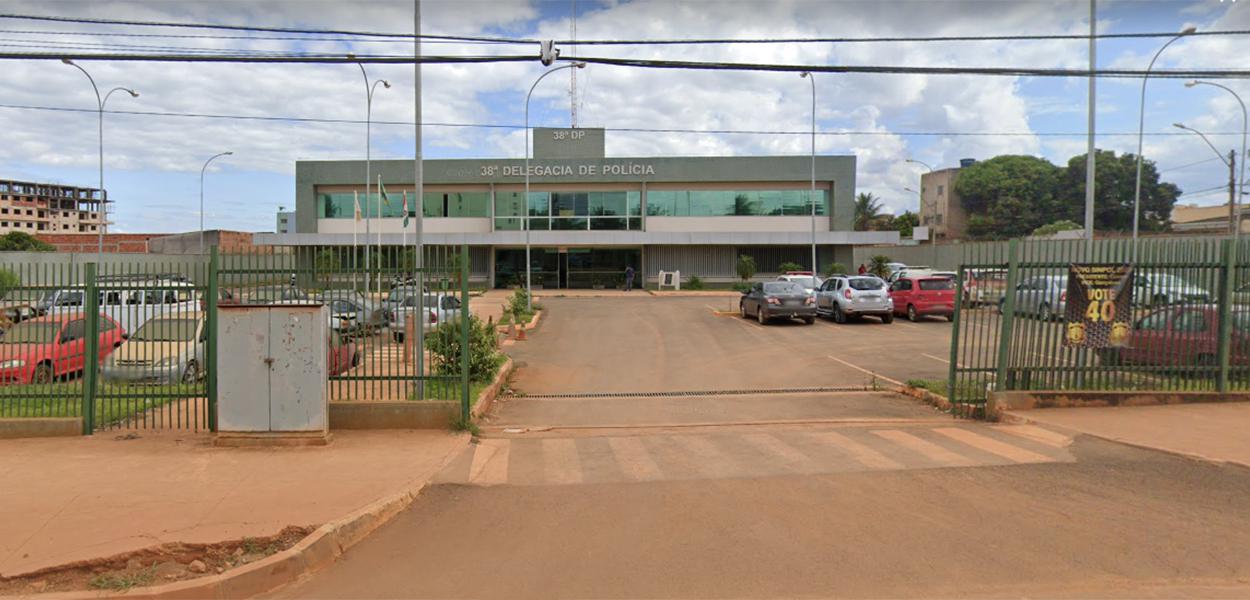 Fachada da 38ª DP (Vicente Pires) no Distrito Federal