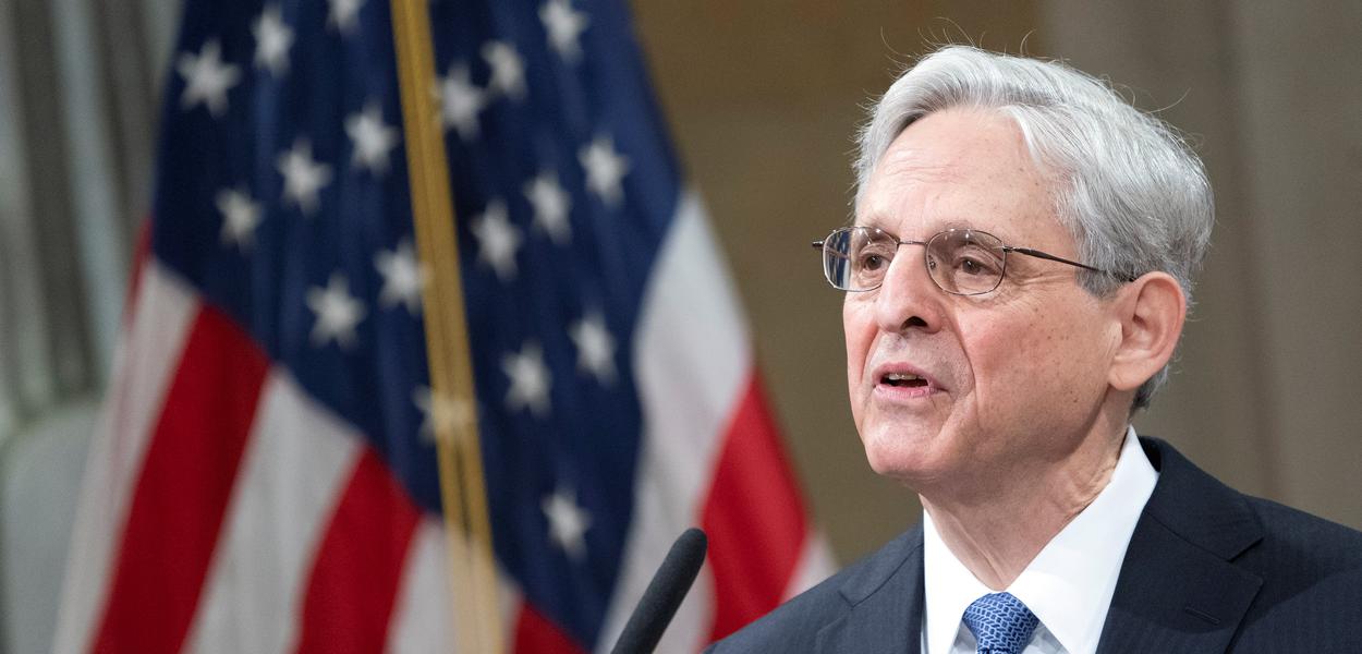 O secretário de Justiça dos EUA, Merrick Garland