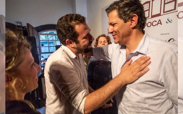 Guilherme Boulos e Fernando Haddad