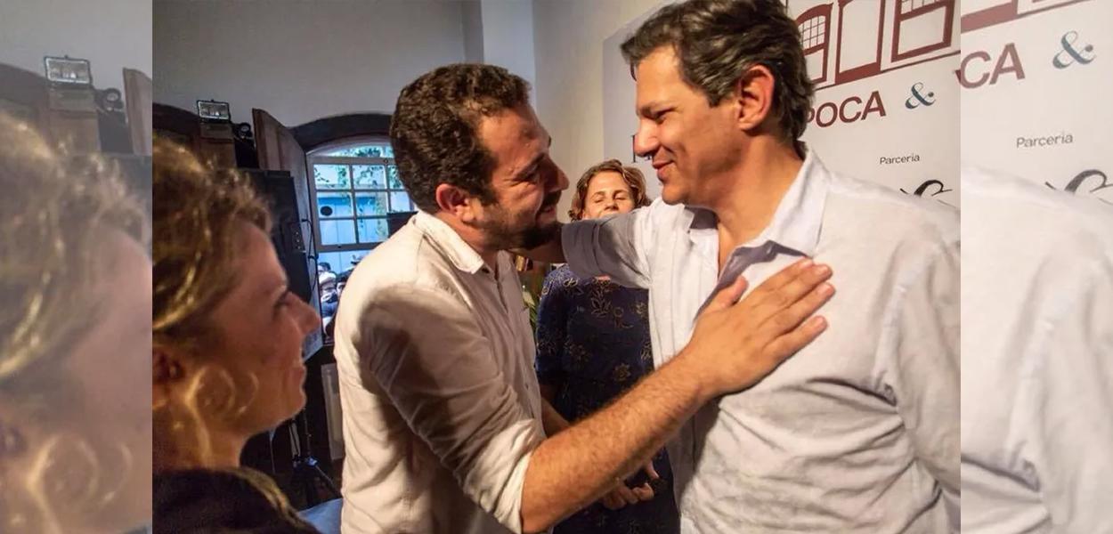 Guilherme Boulos e Fernando Haddad