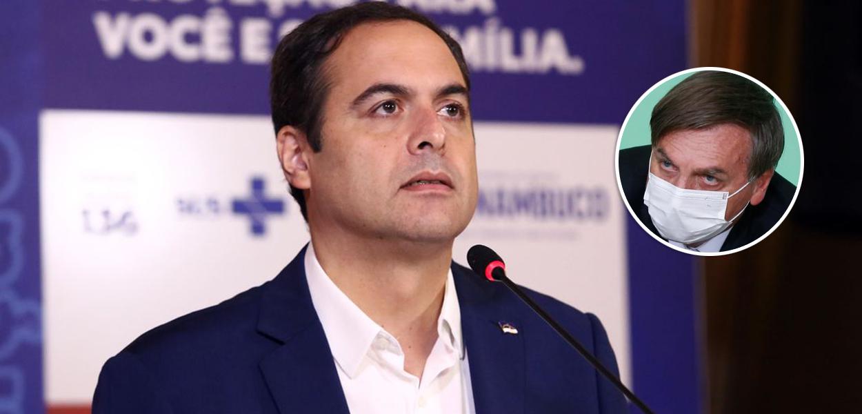Paulo Câmara e Jair Bolsonaro