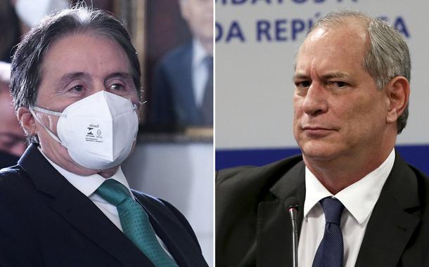 Presidente do MDB-CE, Eunício Oliveira, e o ex-ministro Ciro Gomes