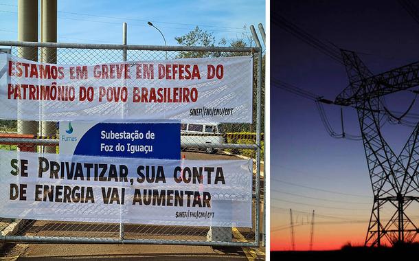 Concentrados nesta terça-feira 3 em frente à sede da Eletrobras no Rio de Janeiro, em ato em defesa das estatais brasileiras e da soberania nacional, sindicalistas e integrantes de movimentos sociais denunciaram irregularidades na proposta de venda das distribuidoras da empresa de energia pelo governo Temer; denúncias apresentadas pela Associação de trabalhadores da Eletrobrás (AEEL) na semana passada envolvem o presidente da companhia, Wilson Ferreira