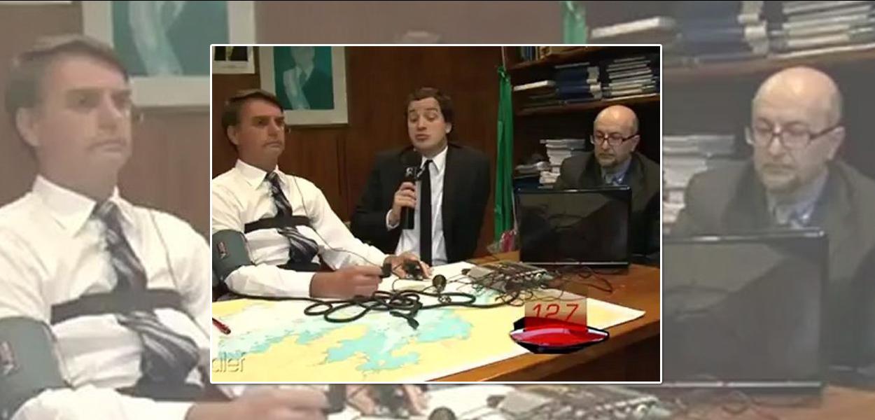 Bolsonaro dá entrevista ao CQC, na Bandeirantes