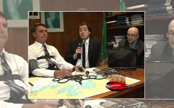 Bolsonaro dá entrevista ao CQC, na Bandeirantes