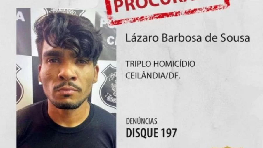 Lázaro Barbosa, o "serial killer do DF"