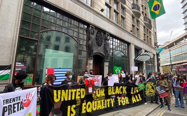 Ato em Londres pelo Fora Bolsonaro