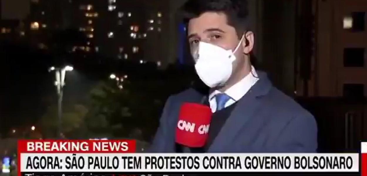 Bolsonaristas se enfurecem com cobertura da CNN nos protestos de sábado (vídeo)