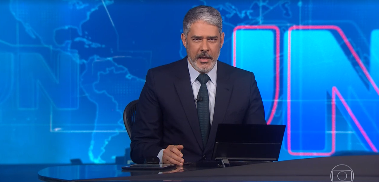 William Bonner, no Jornal Nacional