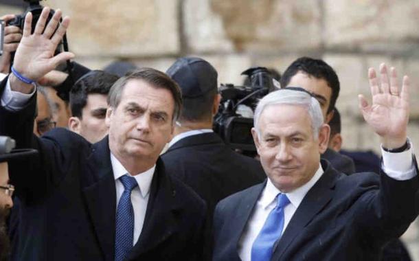 Jair Bolsonaro e Benjamin Netanyahu