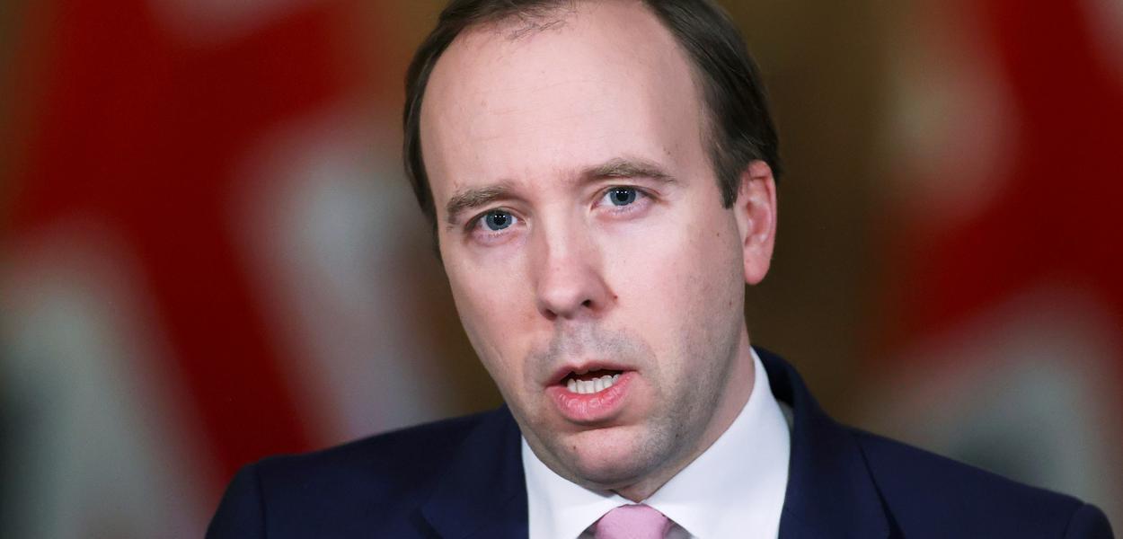 Ministro da saúde britânico, Matt Hancock