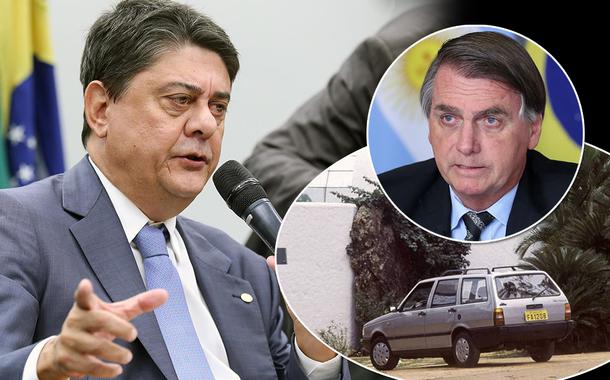 Wadih Damous e Jair Bolsonaro