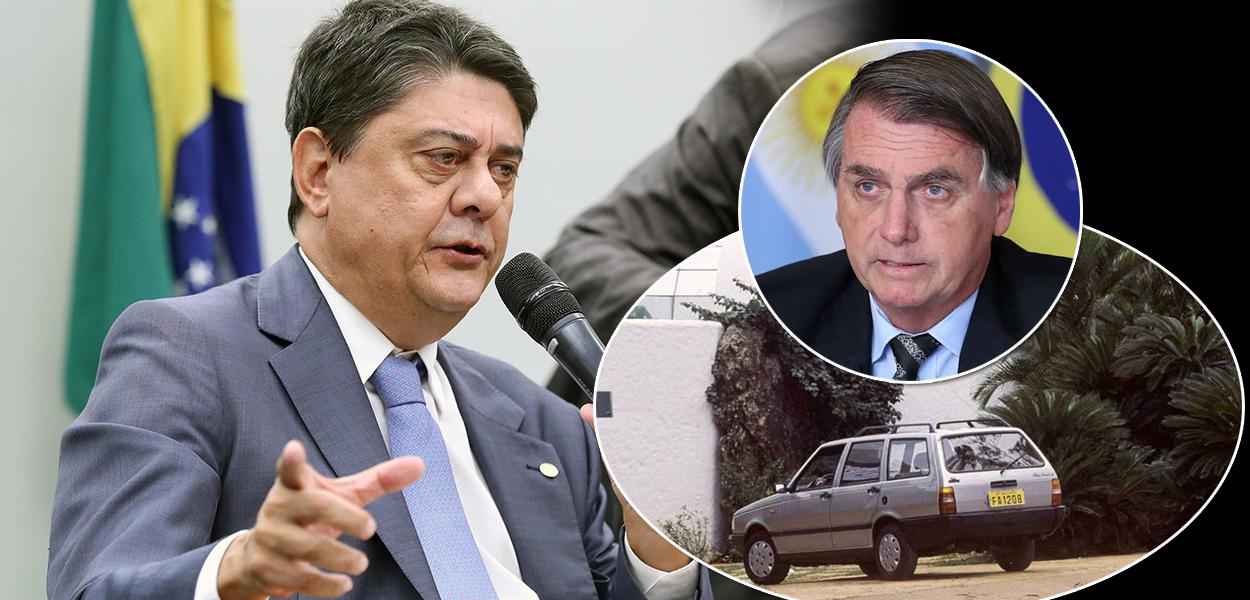 Wadih Damous e Jair Bolsonaro