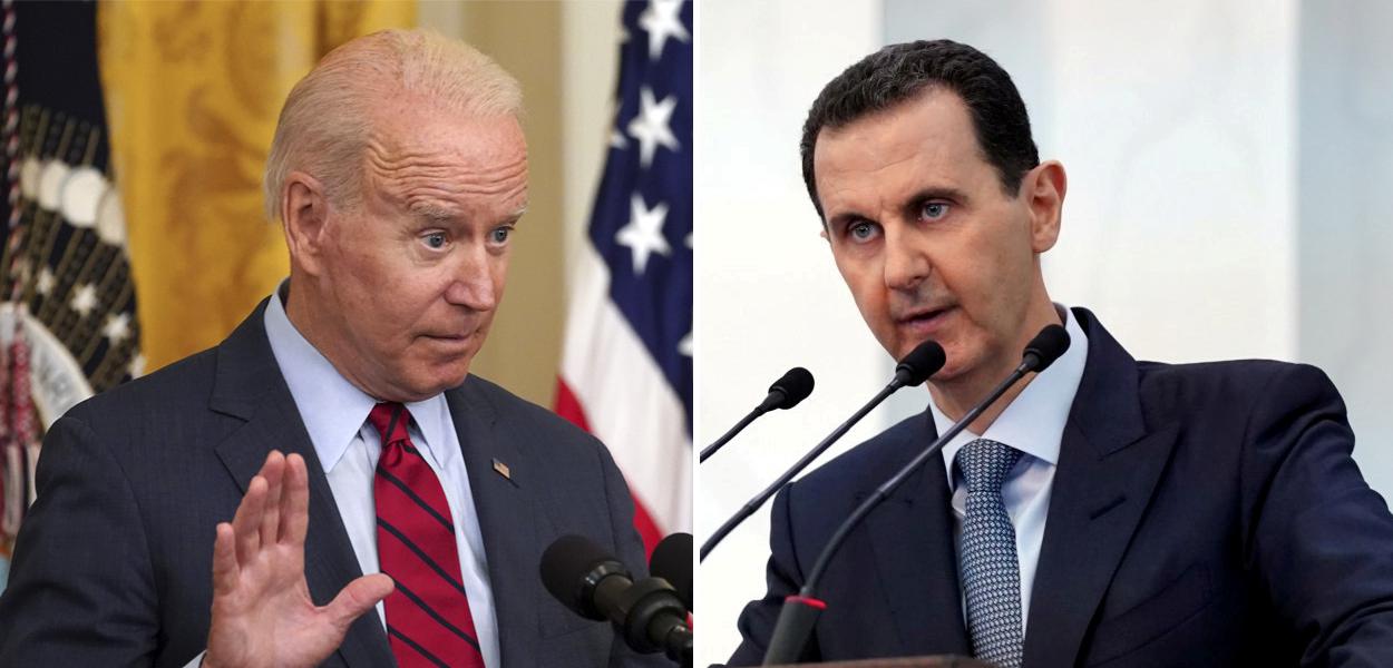 Joe Biden e Bashar al-Assad