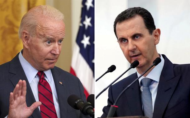 Joe Biden e Bashar al-Assad