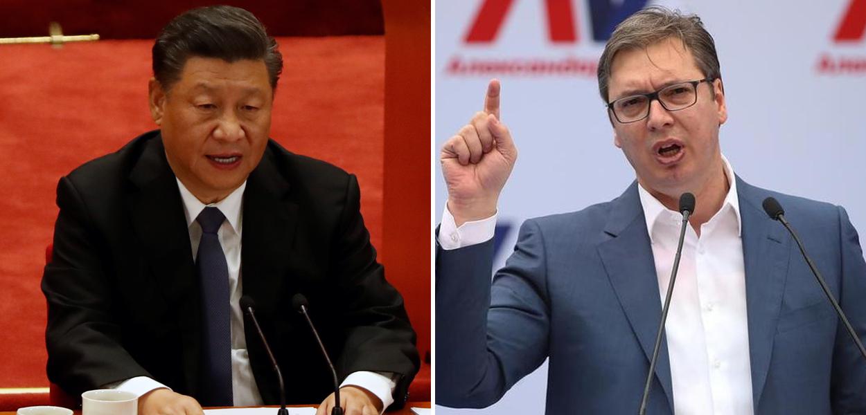 Xi Jinping e Aleksandar Vučić