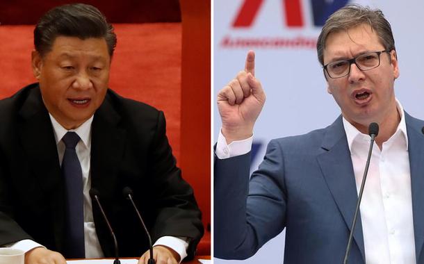 Xi Jinping e Aleksandar Vučić