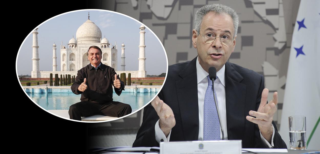 Bolsonaro e André Aranha Corrêa do Lago