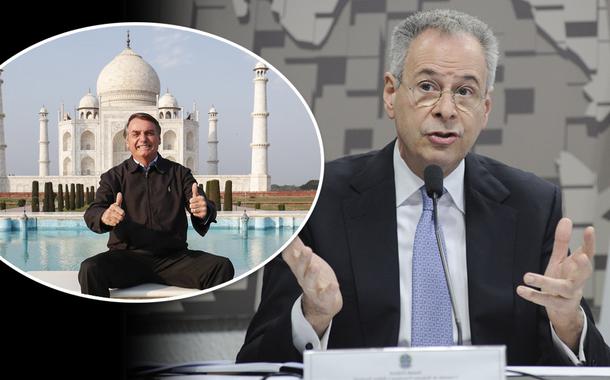 Bolsonaro e André Aranha Corrêa do Lago