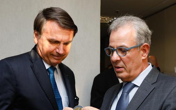 Jair Bolsonaro e Bento Albuquerque