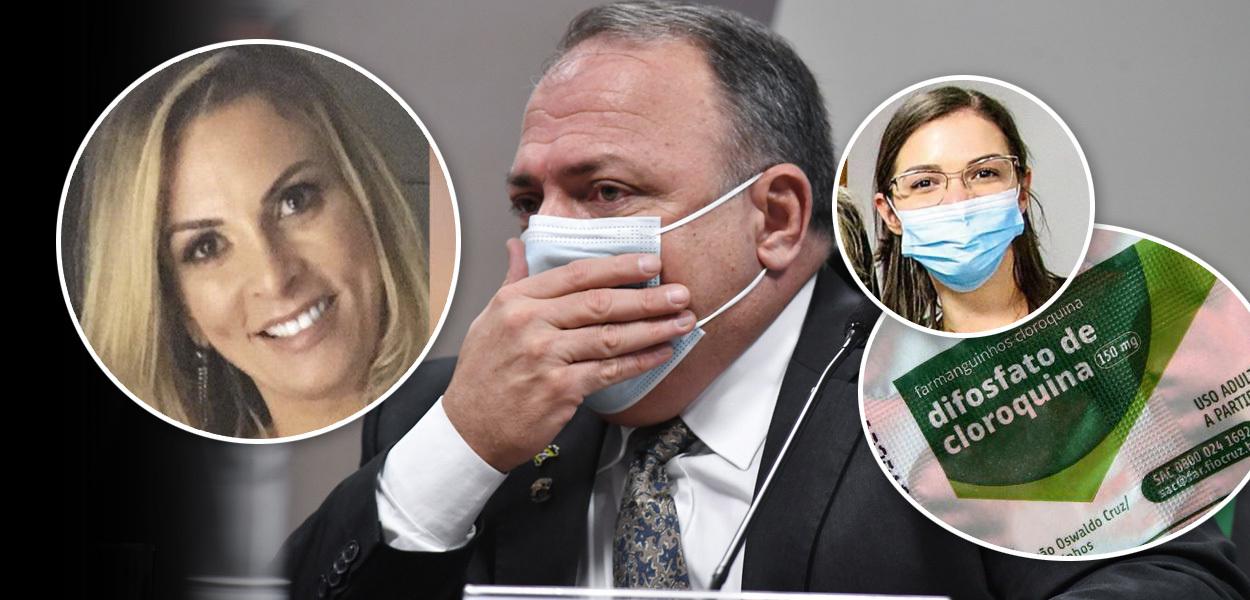 Andrea Barbosa, Eduardo Pazuello e a infectologista Laura Appi