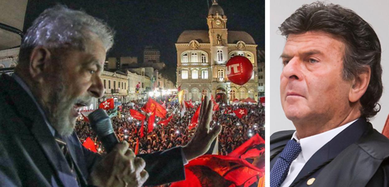 Fux lança novo ataque contra candidatura Lula