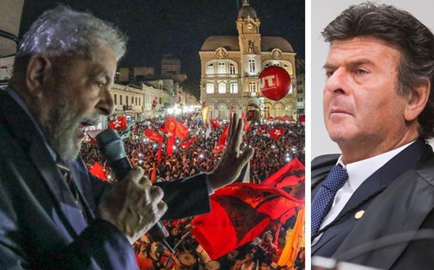 Fux lança novo ataque contra candidatura Lula