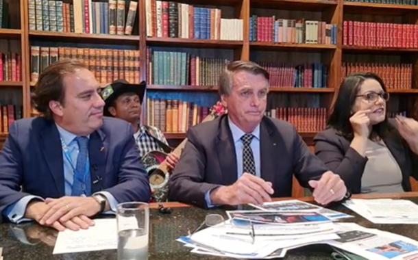 Pedro Guimarães e Jair Bolsonaro