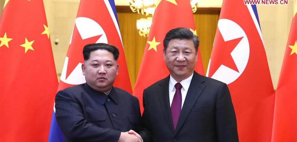 Kim Jong Un e Xi Jinping