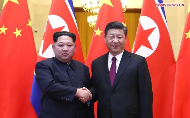 Kim Jong Un e Xi Jinping