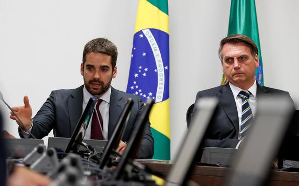 Eduardo Leite e Jair Bolsonaro