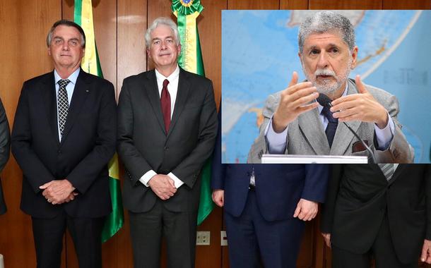 Alexandre Ramagem, Jair Bolsonaro, William Burns e Celso Amorim