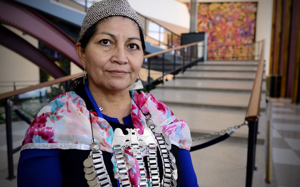 Elisa Loncón, presidente da Convenção Constitucional do Chile