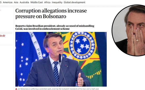 Escândalo de Jair Bolsonaro ganha destaque no Guardian